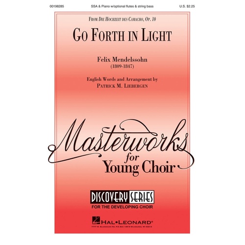 Go Forth In Light! SSA (Octavo)