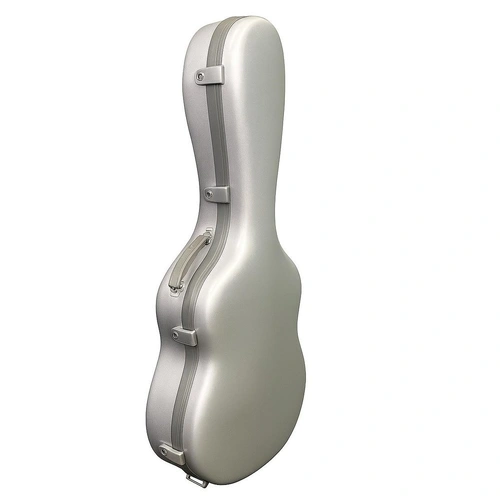 HQ Classical Guitar Case - Polycarbonate Silver, 1070x450x185 mm, Weight: 3.3 kg