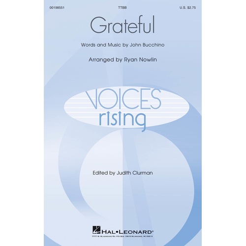 Grateful TTBB (Octavo)