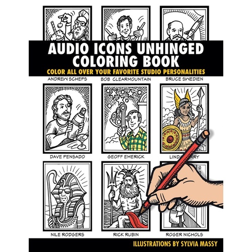 Audio Icons Unhinged Coloring Book (Softcover Book)
