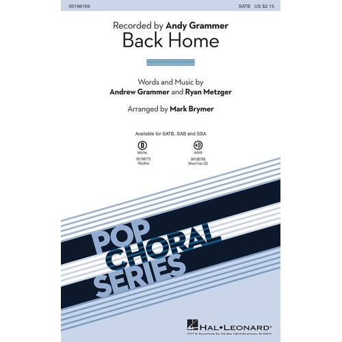 Back Home ShowTrax CD (CD Only)