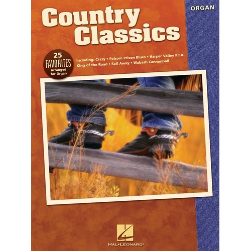 Country Classics For Organ (Softcover Book)
