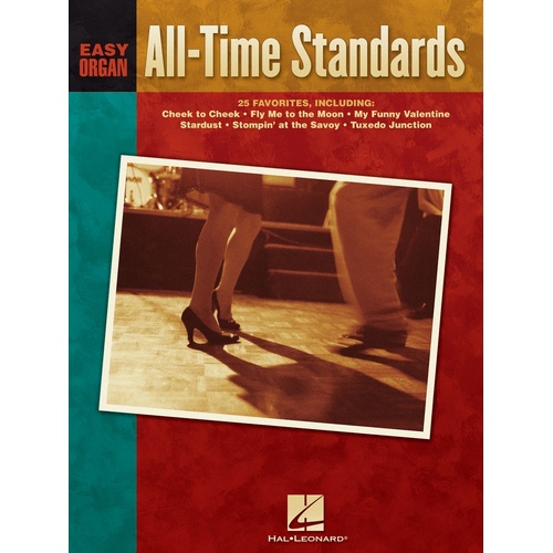 All Time Standards For Easy Organ (Softcover Book)