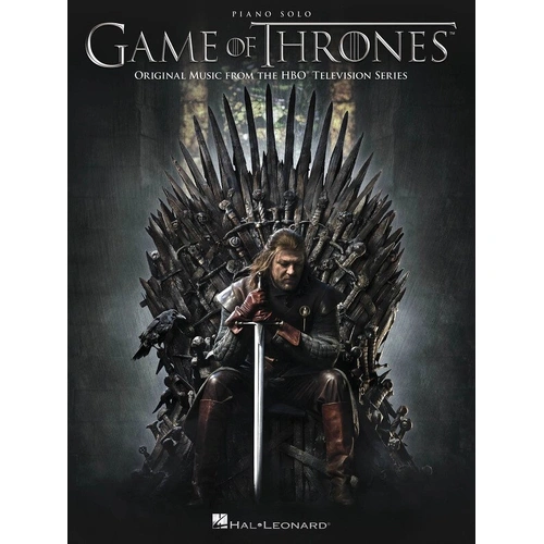 Game of Thrones Piano Solo Songbook by Hal Leonard, 11 Selections, 40 Pages