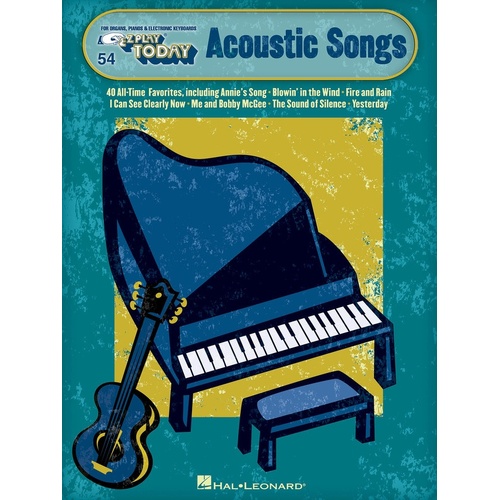 EZ Play 54 Acoustic Songs (Softcover Book)