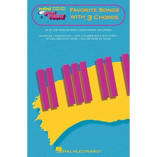 Favorite Songs with 3 Chords Mini E-Z Play V6 Songbook