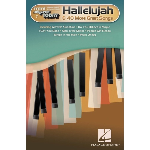 Mini E-Z Play Today: Hallelujah & 40 More Great Songs Songbook
