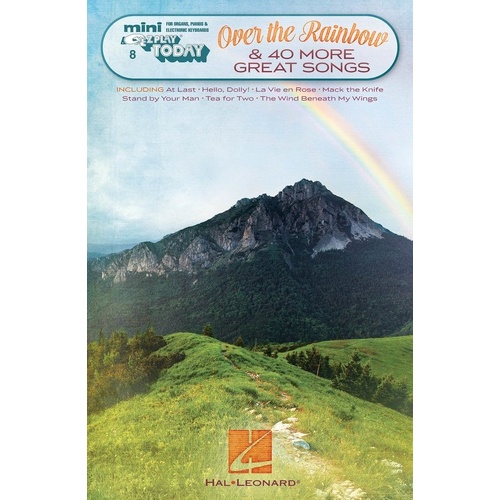 Over the Rainbow & 40 More Great Songs Mini E-Z Play V8 Songbook for Keyboard