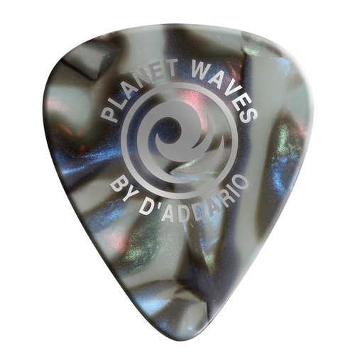 Planet Waves Abalone Celluloid Guitar Picks 100 pack, Light 