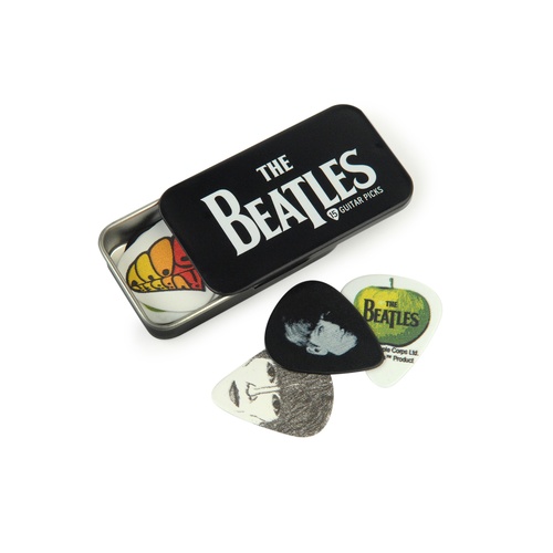 Planet Waves Beatles Signature Guitar Pick Tins, Logo, 15 picks