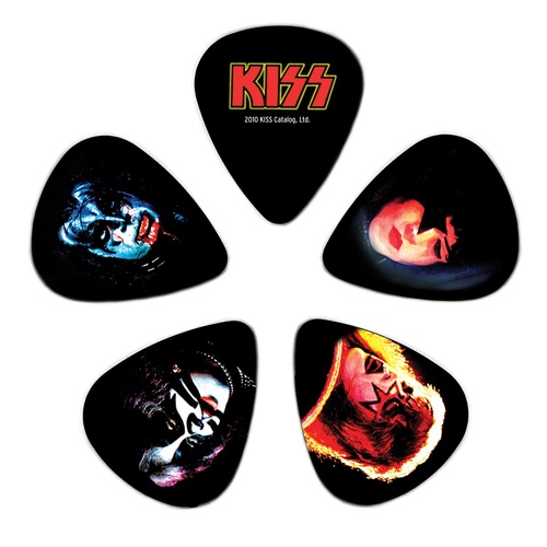 Planet Waves KISS Guitar Picks, Alive II, 10 Pack, Heavy