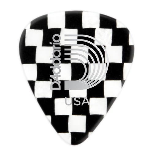 Planet Waves Checkerboard Celluloid Guitar Picks 10 pack, Heavy 