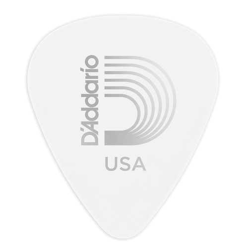 Planet Waves White-Color Celluloid Guitar Picks, 10 pack, Heavy
