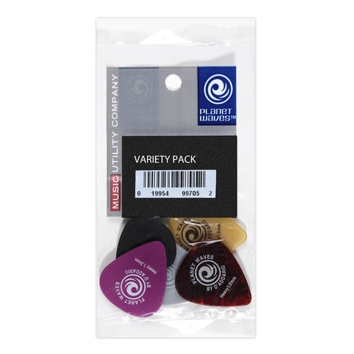 Planet Waves Assorted Guitar Picks, 5 pack, Medium