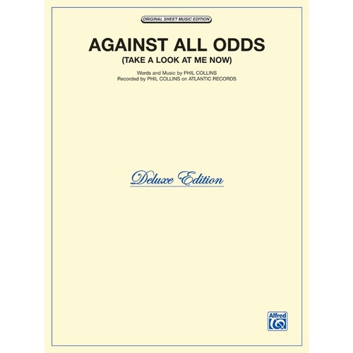 Against All Odds Take A Look At Me Now S/S
