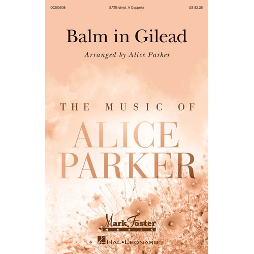 Balm In Gilead SATB/Solo A Cappella (Octavo)