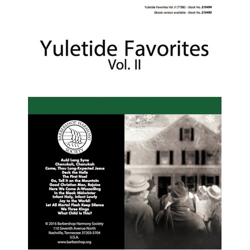 Yuletide Favorites Vol 2 TTBB A Cappella (Softcover Book)