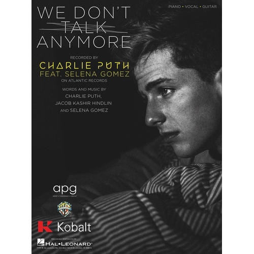 We Dont Talk Anymore PV (Single Music Sheet) (Softcover Book)