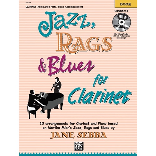 Jazz Rags & Blues For Clarinet Book/CD