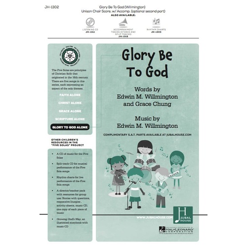 Glory Be To God Unison/2 Part (Octavo)