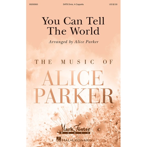 You Can Tell The World SATB A Cappella (Octavo)