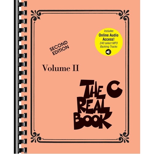 The Real Book - Volume 2: Second Edition by Hal Leonard, 440 Pages, All Instruments, Includes Online Backing Tracks for 240 Songs