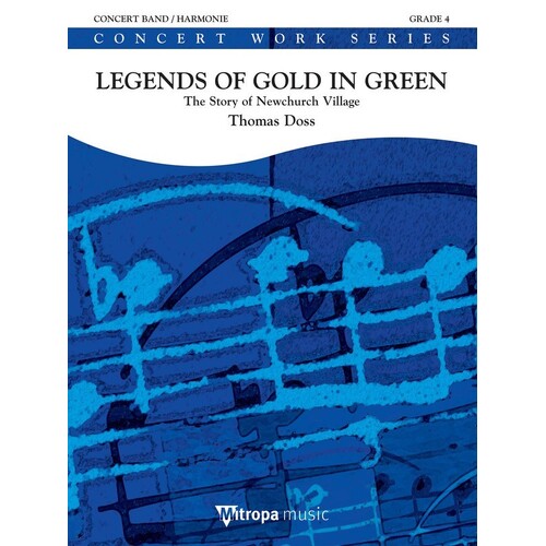 Legends Of Gold In Green Concert Band 4 Score/Parts