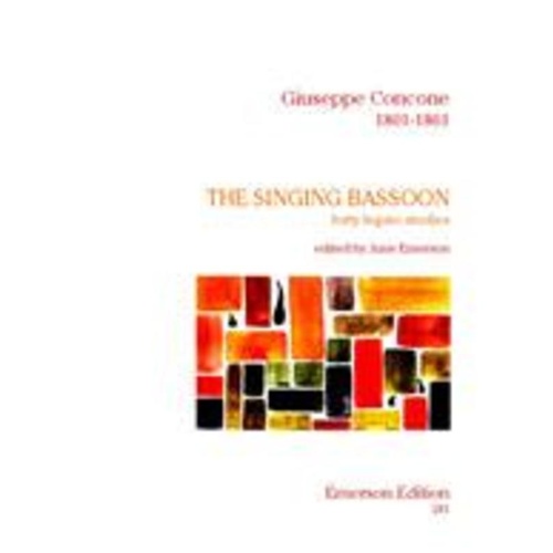 Singing Bassoon Forty Legato Studies Op 17