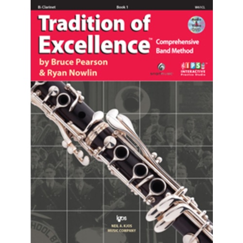 TRADITION OF EXCELLENCE Book 1 CLARINET Book/DVD
