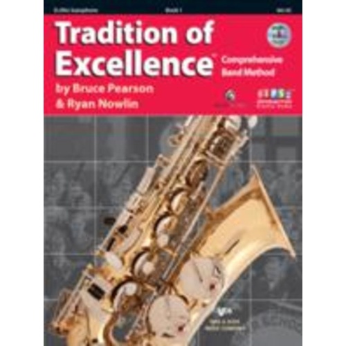 TRADITION OF EXCELLENCE Book 1 ALTO SAX Book/DVD