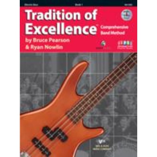 TRADITION OF EXCELLENCE Book 1 ELECTRIC BAss Book/DV