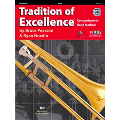 Tradition Of Excellence Book 1 Trombone Book/DVD