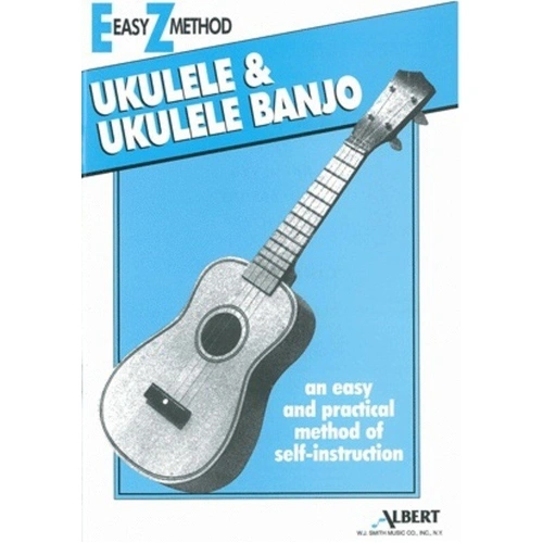 EZ Method Ukulele Blue Teaching Book by Sasha Music Publishing