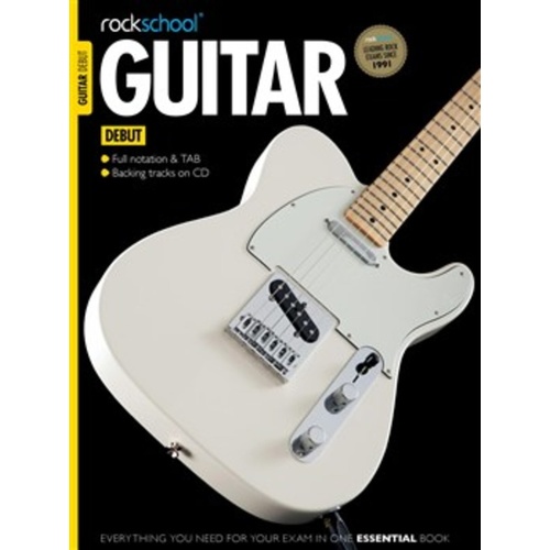 Rockschool Guitar Debut Book/CD 2012-2018