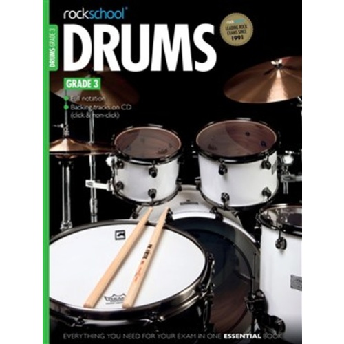 Rockschool Drums Gr 3 Book/Online Audio 2012 - 2018