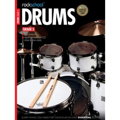Rockschool Drums Gr 5 Book/Online Audio 2012 - 2018