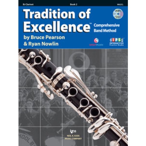 TRADITION OF EXCELLENCE Book 2 CLARINET Book/DVD