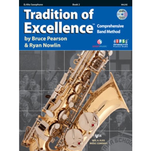 TRADITION OF EXCELLENCE Book 2 ALTO SAX Book/DVD