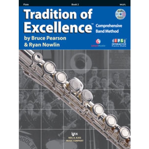 TRADITION OF EXCELLENCE Book 2 FLUTE Book/DVD