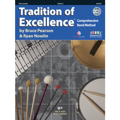 Tradition Of Excellence Book 2 Percussion Book/DVD
