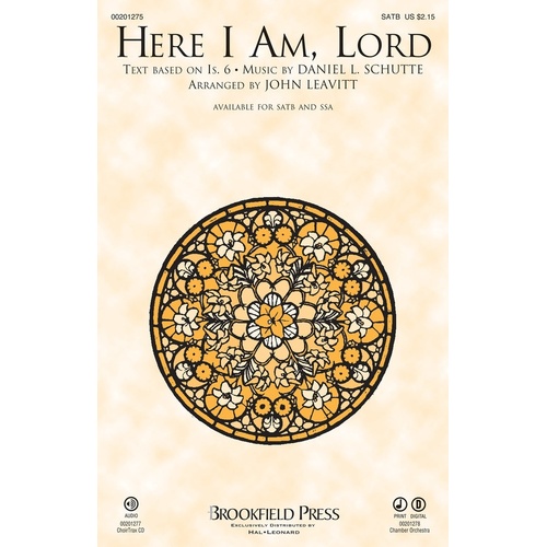 Here I Am Lord Chamber Orchestra Accomp (Set of Parts)