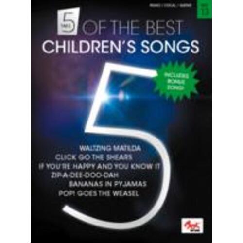 Take 5 Of The Best No 13 Childrens Songs (Softcover Book)