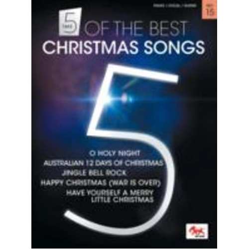 Take 5 of the Best No. 15 Christmas Songs Songbook for Guitar and Piano
