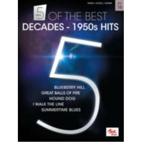 Take 5 Of The Best No 16 Decades 1950s Hits (Softcover Book)