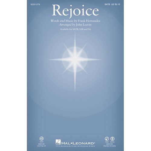 Rejoice Chamber Orchestra Accompaniment Score/Parts