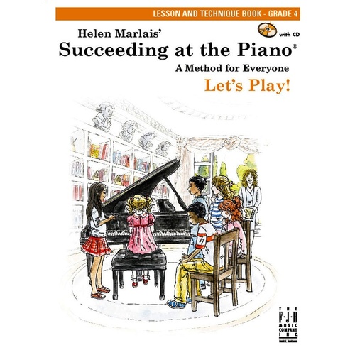 SUCCEEDING AT THE PIANO GR 4 LESSON and TECH Book/CD