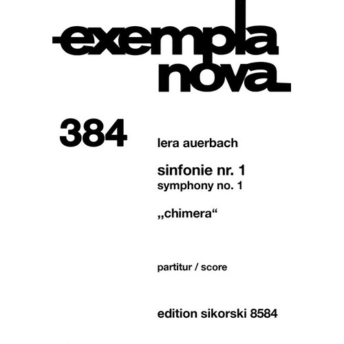 Symphony No 1 Chimera Study Score