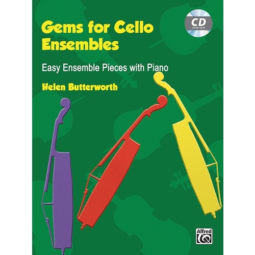 Gems For Cello Ensemble Book/CD