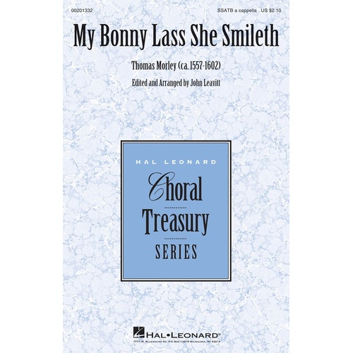 My Bonny Lass She Smileth SSATB A Cappella (Octavo)