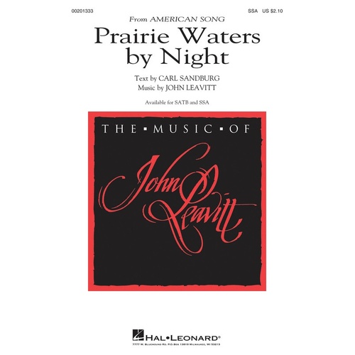 Prairie Waters By Night SSA (Octavo)
